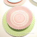Conjuntos de mesa de mesa de cerâmica de estilo popular